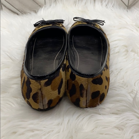 {THE ORIGINAL CAR SHOES} Leopard and Black flats - Picture 3 of 8
